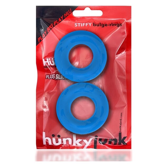 Oxballs STIFFY 2er-Pack Bulge Penisringe Blau ⌀ 2,6 cm