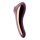 Satisfyer Dual Kiss Druckwellen Vibrator Weinrot