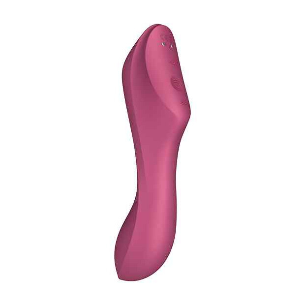 Satisfyer Curvy Trinity 3 Insertable Air Pulse Vibrator Red