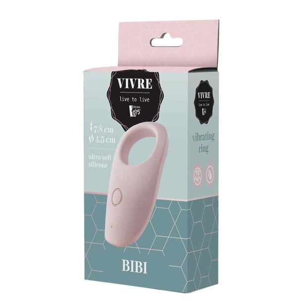 Dream Toys Vivre Cockring Bibi Vibrationsring Rosa ⌀ 4,5 cm