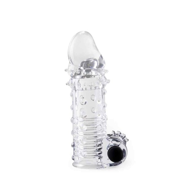 S11 Realistic Sleeve Clear 15.5 cm with Vibration