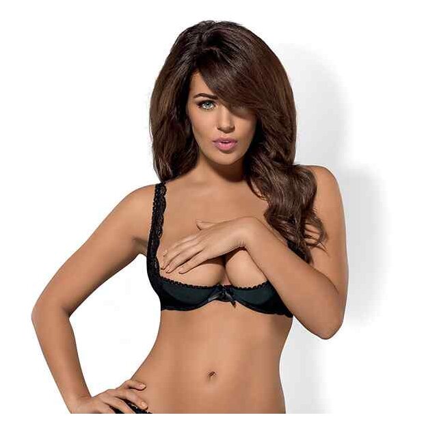Obsessive Miamor Half Bra Black S - XL