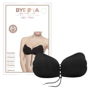 Bye Bra Lace-It Bra Black Cup A - D