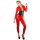 Latex Catsuit rot XS - 2XL