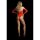 Wonder Rhinestone Bodysuit Red One Size - Queen Size