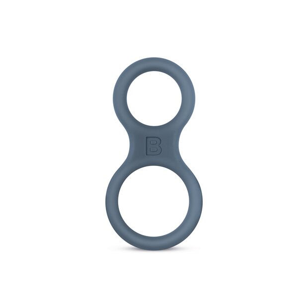 Siliconen Cockring and Ballstretcher Grey