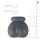 Boners Liquid Silicone Ballstretcher Penisring Schwarz ⌀ 4,40 cm