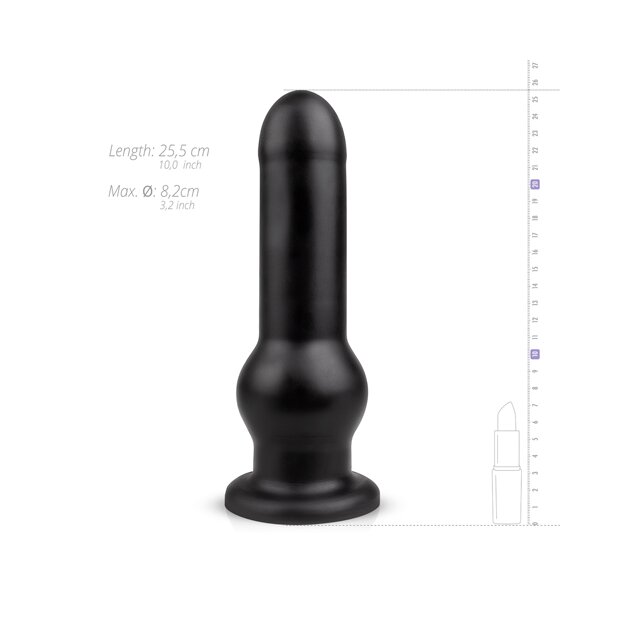 BUTTR Tactical I Dildo Schwarz 25,5 cm