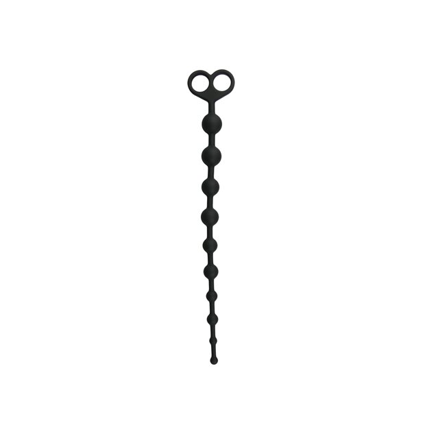 Long Anal Beads Black