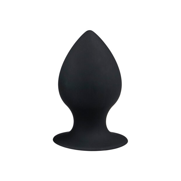 EasyToys Round Butt Plug Large Analplug Schwarz ⌀ 5 cm