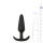 EasyToys Butt Plug Black Small Analplug Schwarz ⌀ 2,1 cm