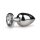 EasyToys Metal Butt Plug No. 6 Analplug Silber ⌀ 3,8 cm
