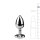 EasyToys Metal Butt Plug No. 2 Analplug Silber ⌀ 2,6 cm
