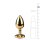 EasyToys Metal Butt Plug No. 3 Analplug Gold ⌀ 2,6 cm