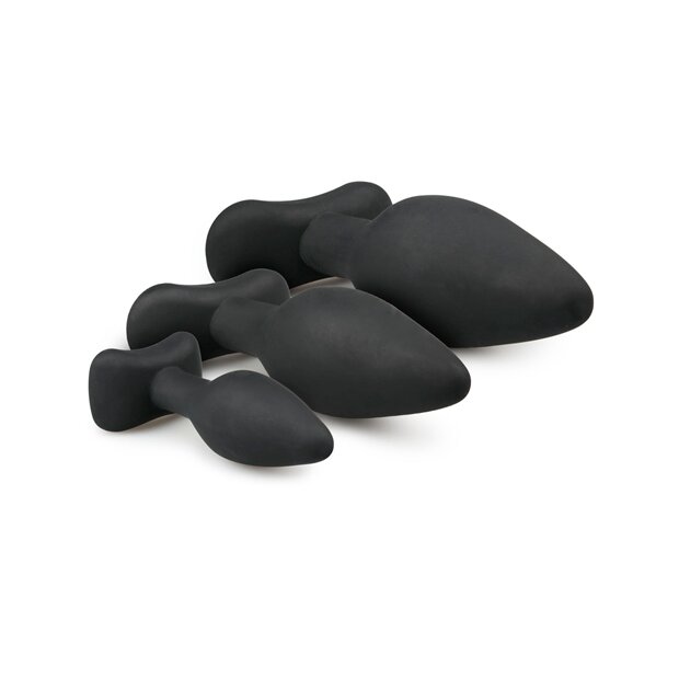 Black Silicone Buttplug Set