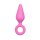 Pink Buttplugs With Pull Ring Set