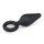 EasyToys Black Buttplug With Pull Ring Small Analplug Schwarz ⌀ 2,5 cm