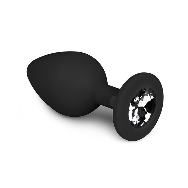 EasyToys Diamond Plug Medium Black Analplug Schwarz ⌀ 3,3 cm