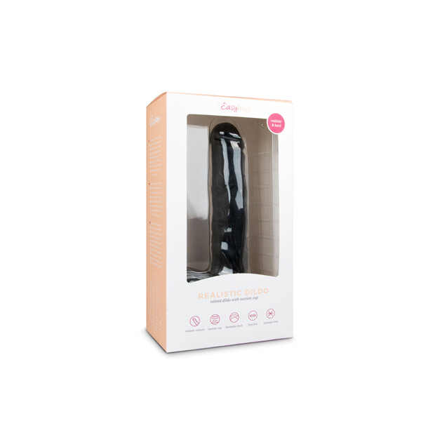 EasyToys Realistic Dildo Schwarz 26,5 cm