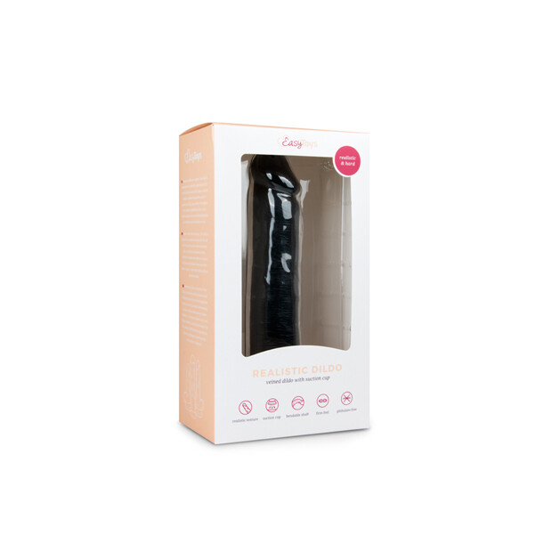 EasyToys Realistic Dildo Schwarz 20,5 cm