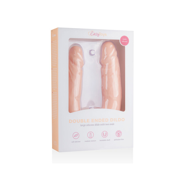 EasyToys Double Ended Doppeldildo Beige 40 cm ⌀ 3,8 cm