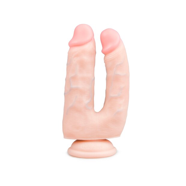EasyToys Double Dildo Doppeldildo Beige 15 cm ⌀ 4 cm