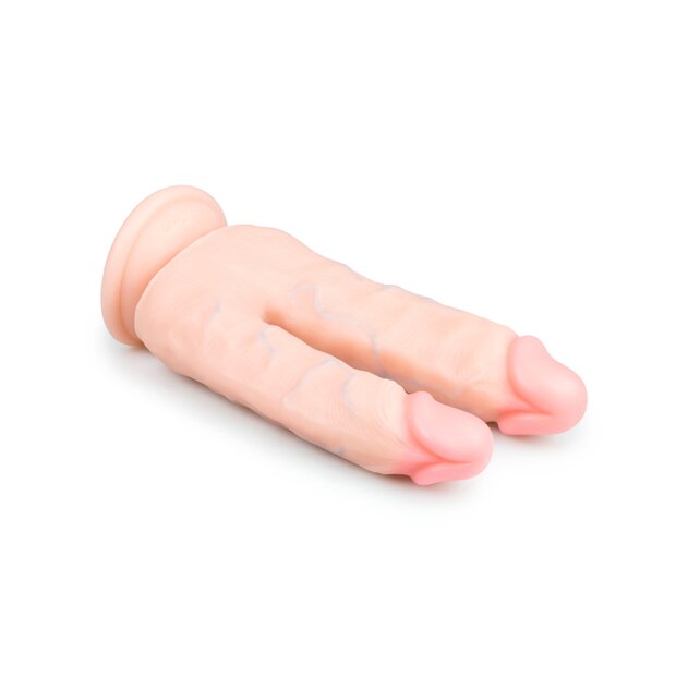 EasyToys Double Dildo Doppeldildo Beige 15 cm ⌀ 4 cm