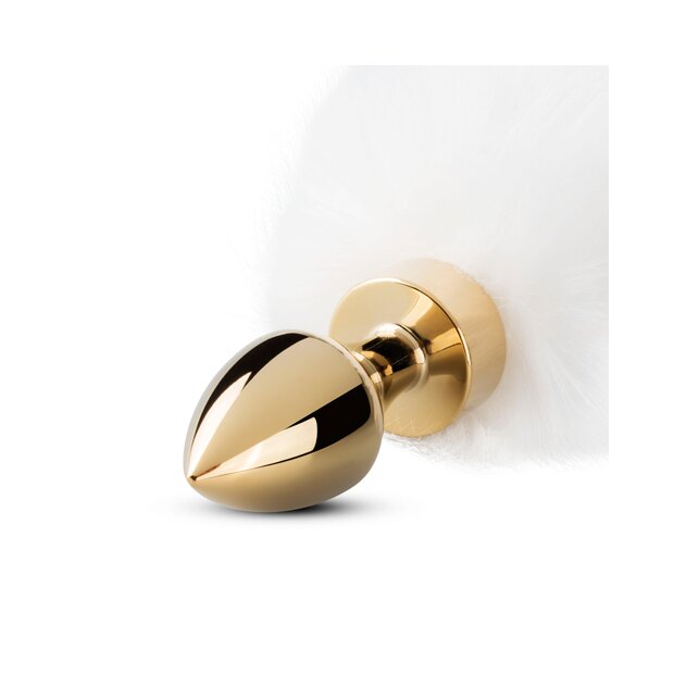 Fox Tail Plug No. 13 Gold/White