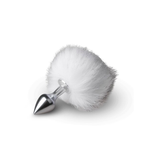 Bunny Tail Plug No. 1 Silver/White