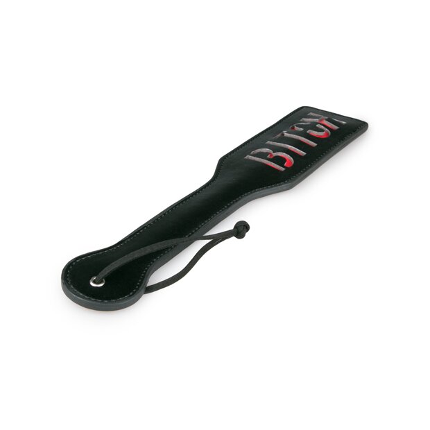 Black Leather Paddle Bitch