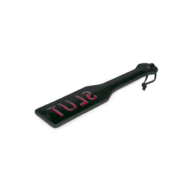 Black Leather Paddle Slut