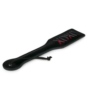 Black Leather Paddle XOXO