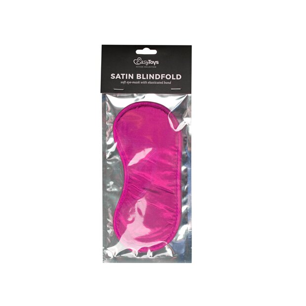 Pink Satin Eye Mask