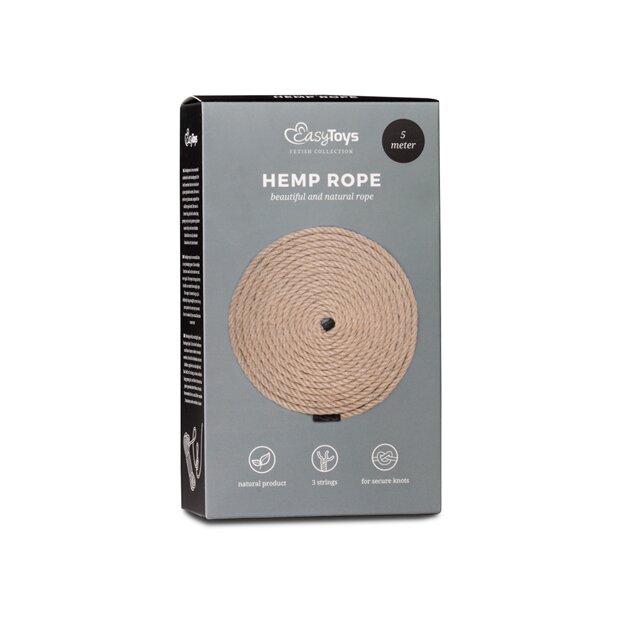 Hemp Bondage Rope 5M