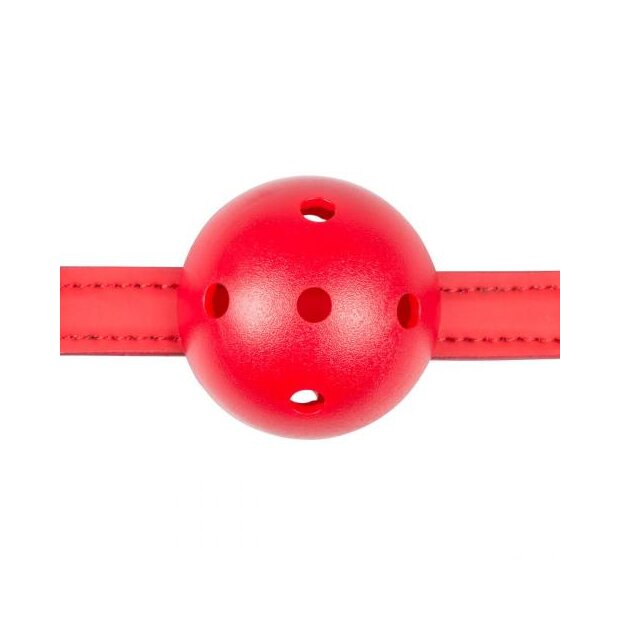 Ball Gag With PVC Ball Red