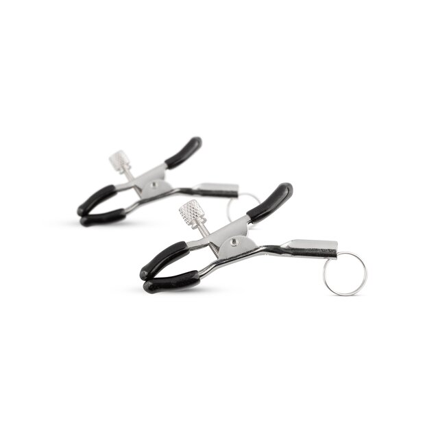 EasyToys Screw Clamps Nippelklemmen Silber Schwarz