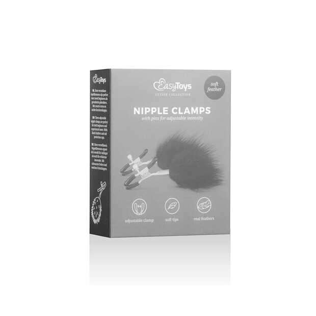 EasyToys Adjustable Nipple Clamps Nippelklemmen Schwarz