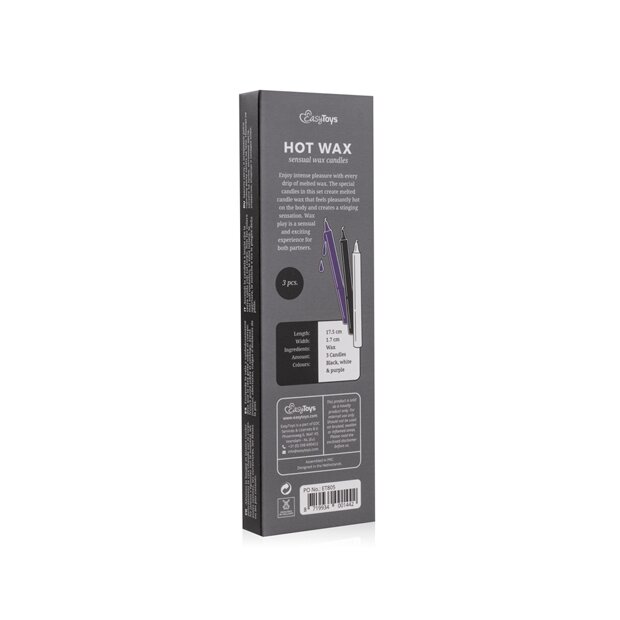 Sensual Hot Wax Candles 3 pcs 86 g