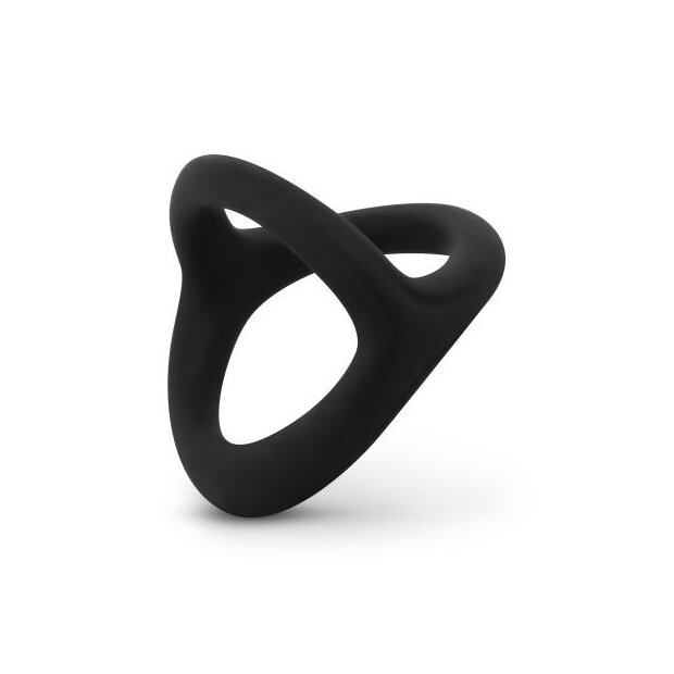EasyToys Flexible Silicone Cock and Ball Ring Ballstretcher Schwarz ⌀ 3,00 cm