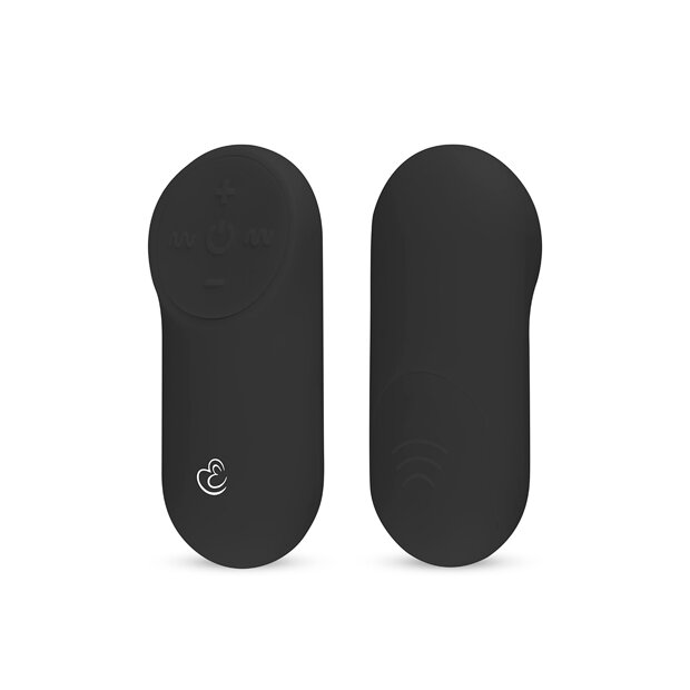 EasyToys Remote Control Vibrating Egg Vibro-Ei Schwarz 7 cm ⌀ 3,5 cm