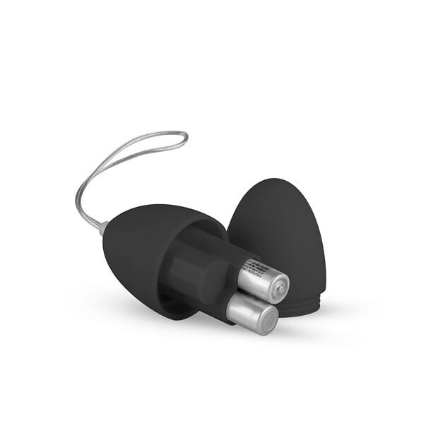 EasyToys Remote Control Vibrating Egg Vibro-Ei Schwarz 7 cm ⌀ 3,5 cm