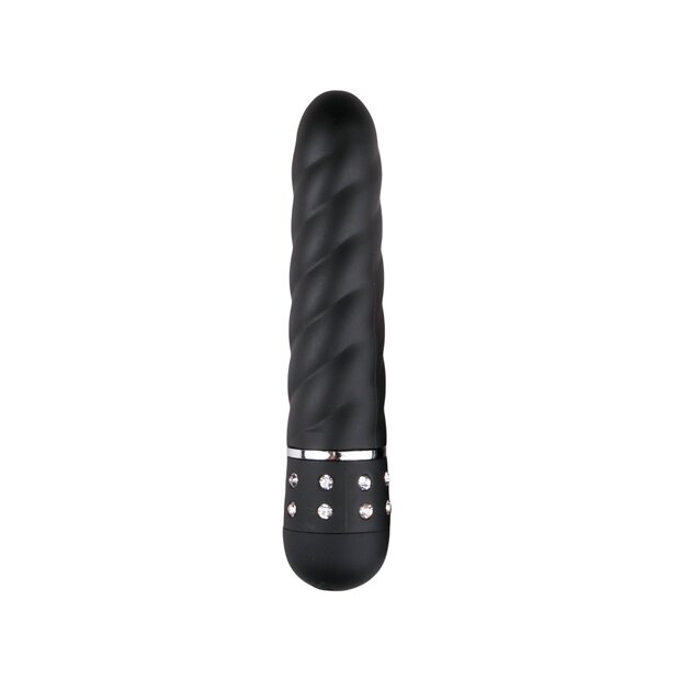 EasyToys Twisted Black Mini Vibrator Schwarz 11,4 cm