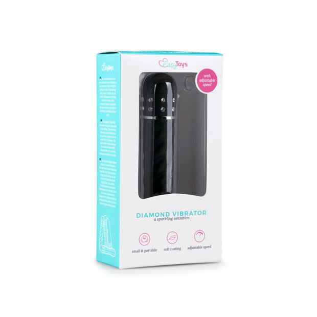 EasyToys Twisted Black Mini Vibrator Schwarz 11,4 cm