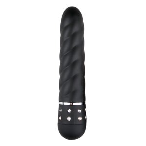 EasyToys Twisted Black Mini Vibrator Schwarz 11,4 cm