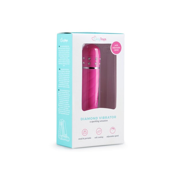 Mini Vibrator Twisted Pink