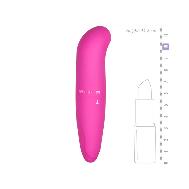 EasyToys Mini G-Spot Vibrator Pink 12 cm ⌀ 2,5 cm