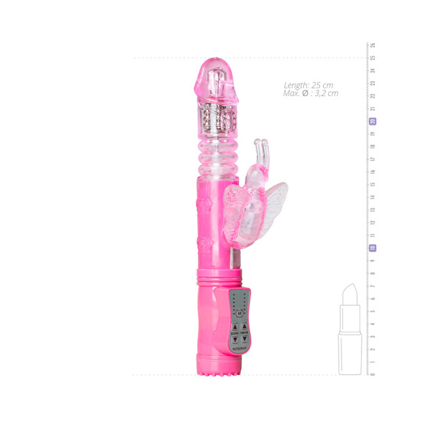 Easytoys Pink Butterfly Vibrator