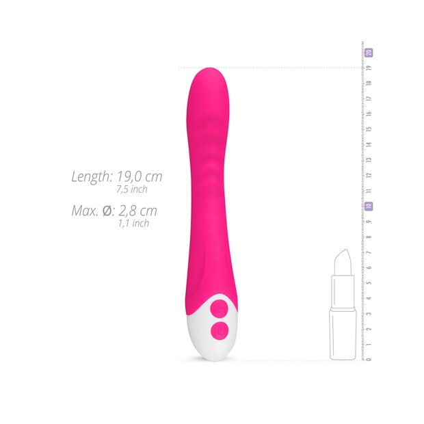 EasyToys Lunar Vibe Vibrator Pink 18,5 cm