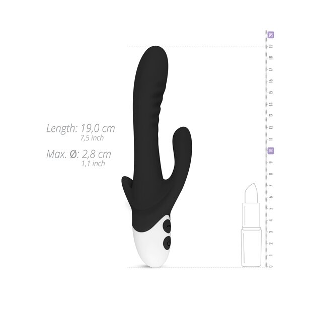 Stellar Vibe Rabbit Vibrator Black