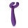 EasyToys Couples Vibrator Paarvibrator Lila 19,0 cm ⌀ 3,5 cm